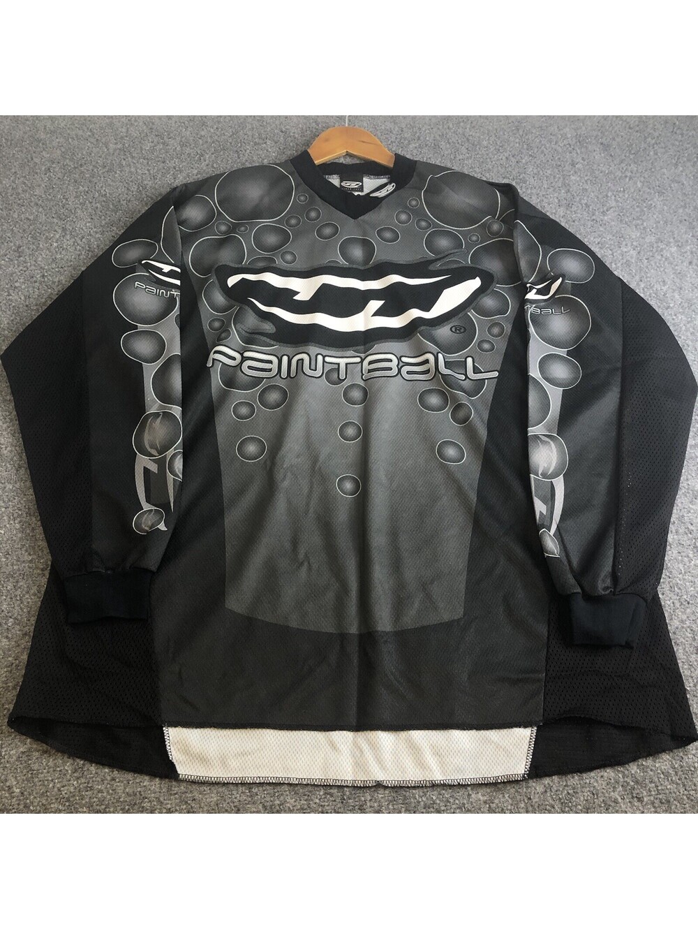 JT Racing Sonic Monkey Paintball Jersey 3XL XXXL Blue Firetaz Vintage